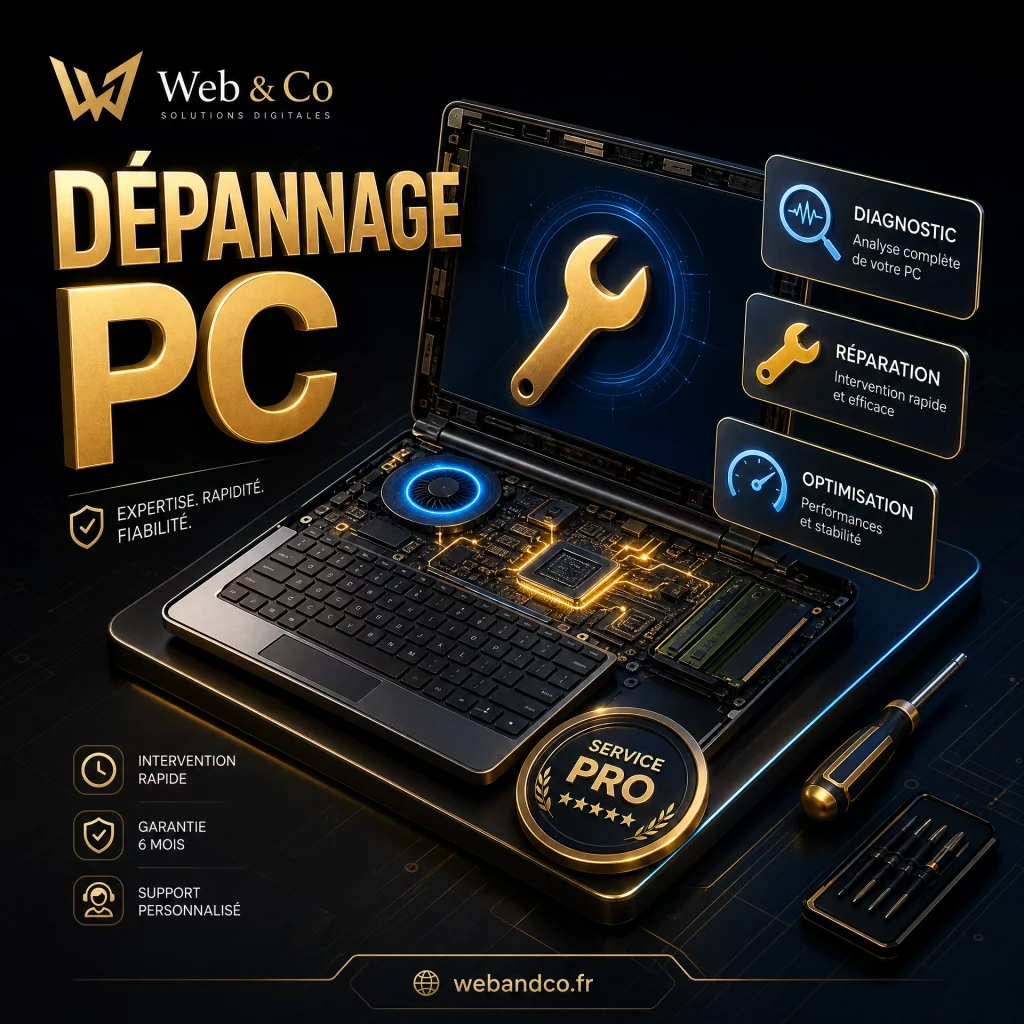 Dépannage informatique à domicile à Denain, Valenciennes et alentours