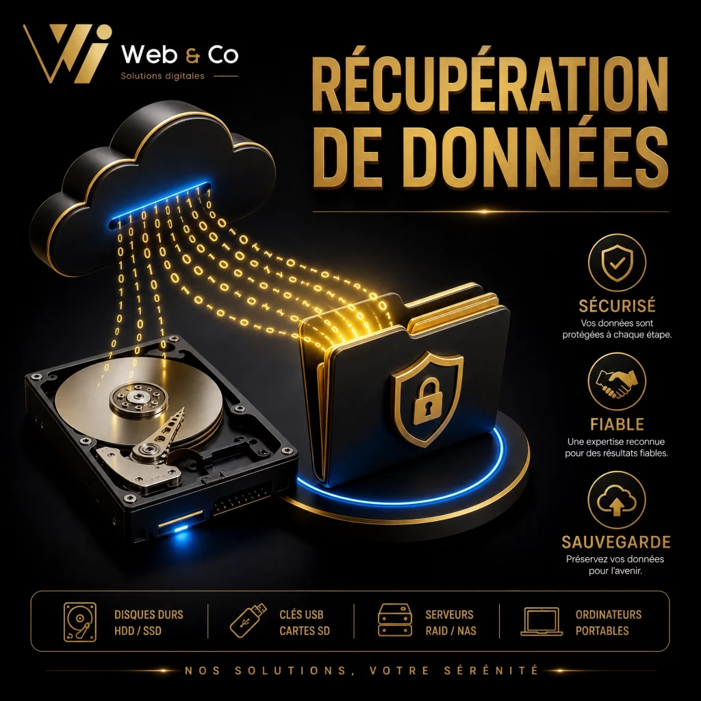 Récupération de données sur ordinateur, SSD, disque dur et téléphone